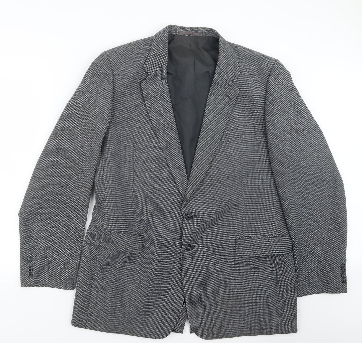 St Michael Mens Grey   Jacket Suit Jacket Size 40