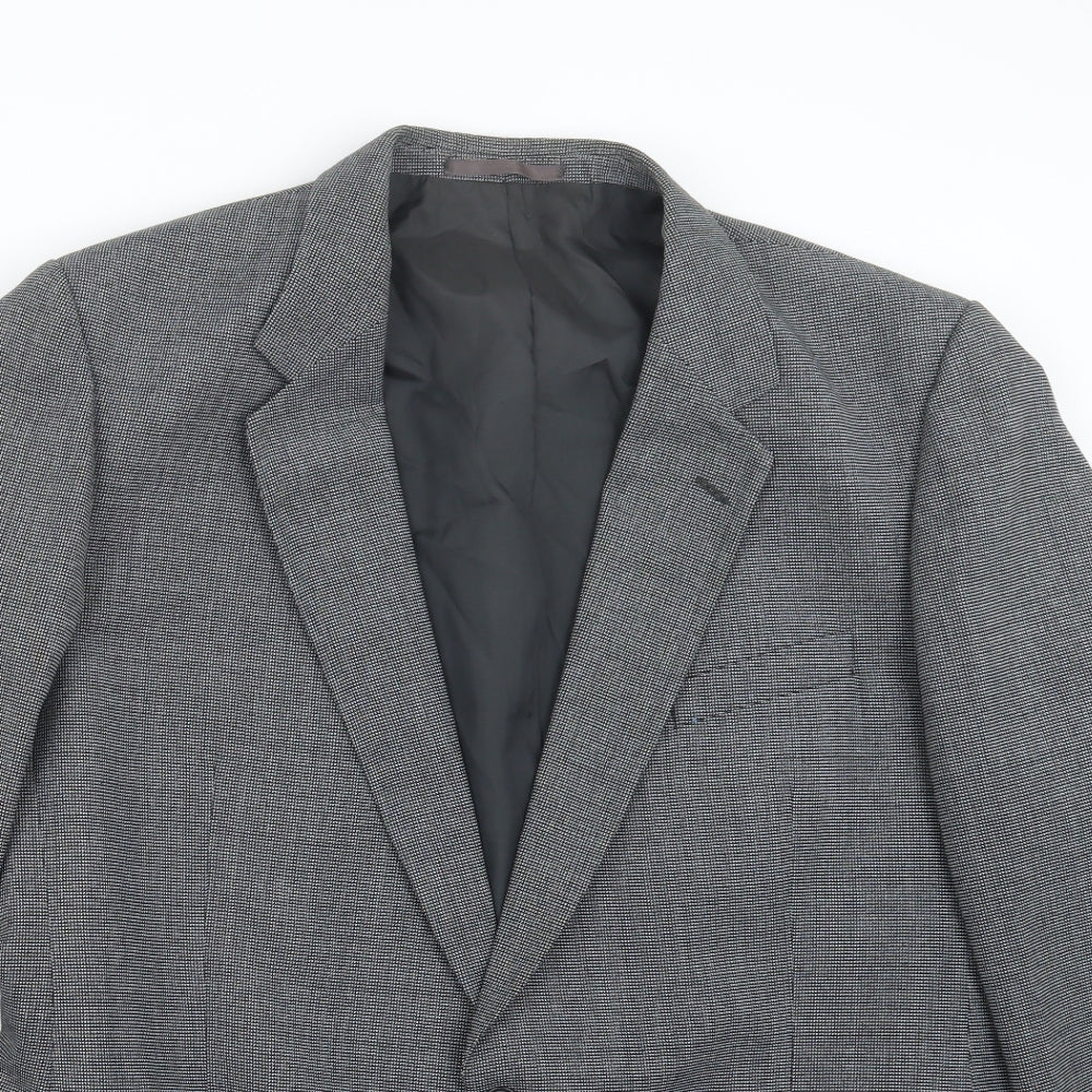 St Michael Mens Grey   Jacket Suit Jacket Size 40