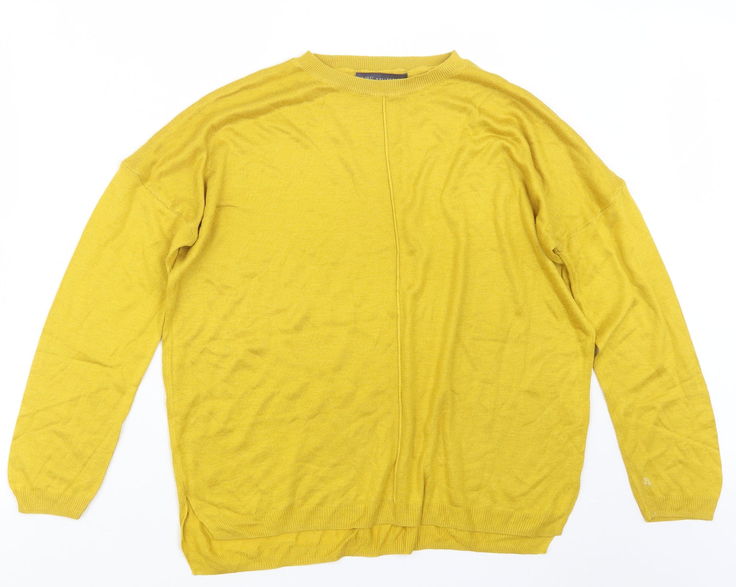 Marks and Spencer Womens Yellow  Knit Pullover Jumper Size M