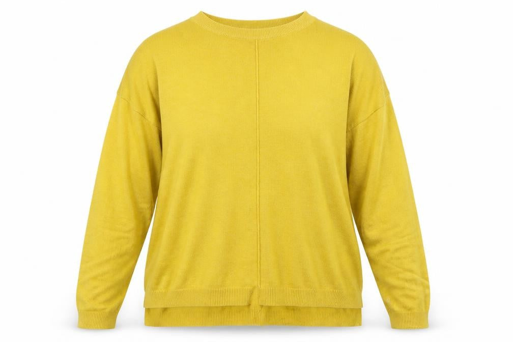 Marks and Spencer Womens Yellow  Knit Pullover Jumper Size M