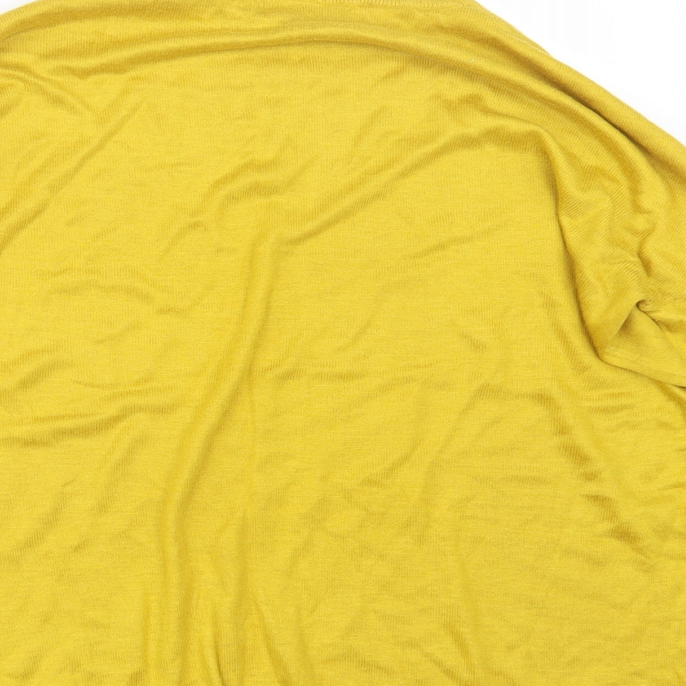 Marks and Spencer Womens Yellow  Knit Pullover Jumper Size M