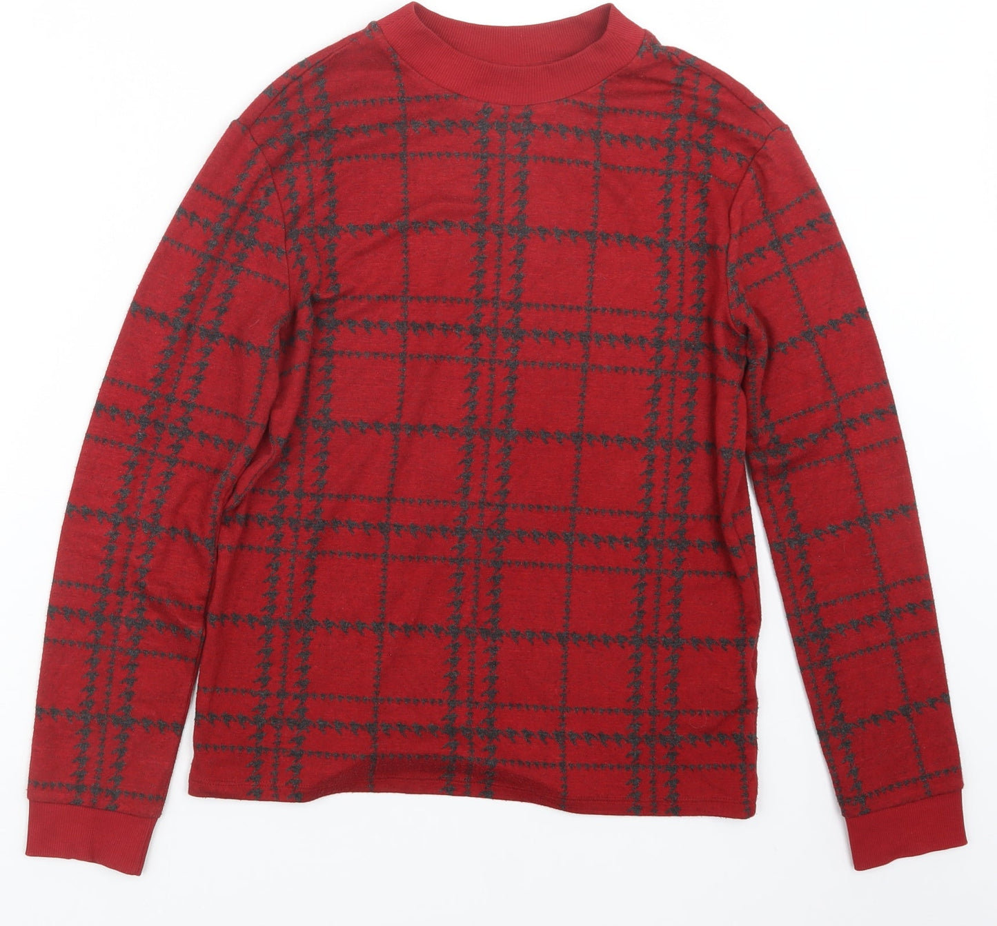 NEXT Womens Red Geometric  Pullover Jumper Size 6