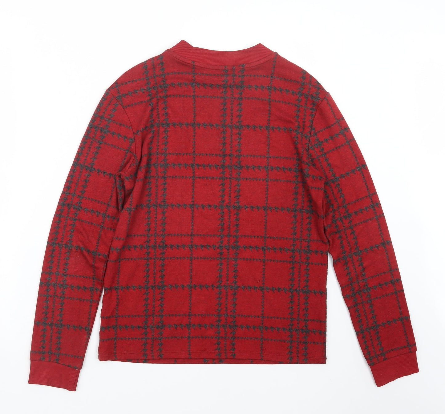 NEXT Womens Red Geometric  Pullover Jumper Size 6