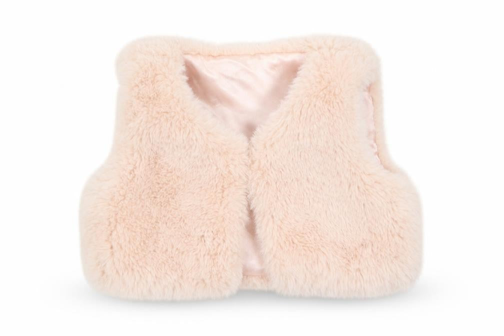 Front view of Primark girls’ pink jacket, size 0-3, months