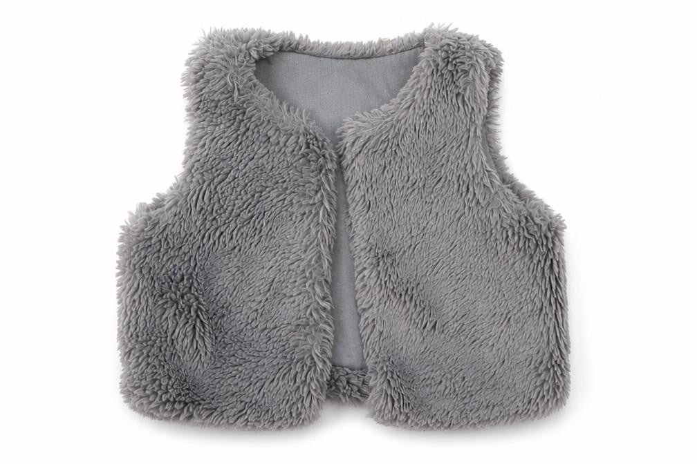 Front view of Marks & Spencer girls’ grey jacket, size 9-12, months