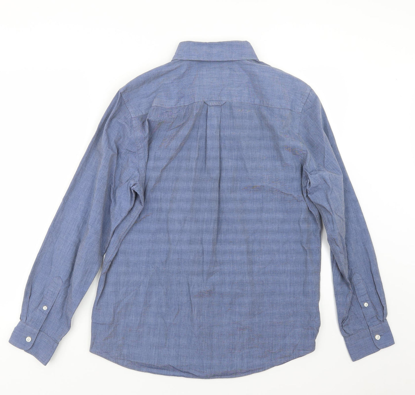 Maine Mens Blue    Button-Up Size M