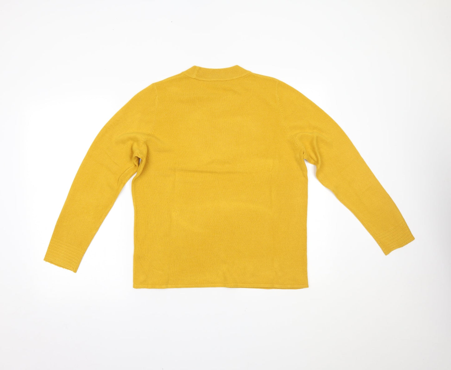 Bonmarché Womens Yellow   Pullover Jumper Size 14