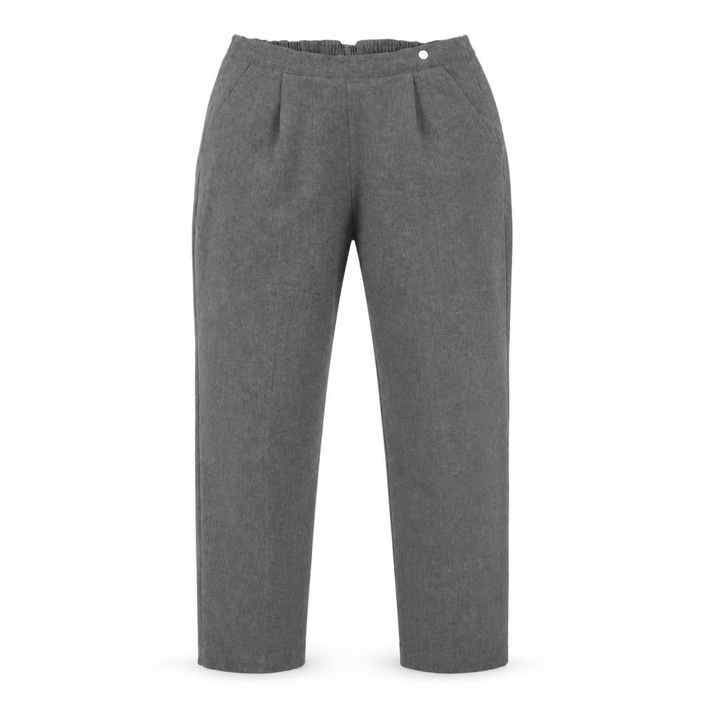 Editions Womens Grey   Trousers  Size 12 L24 in