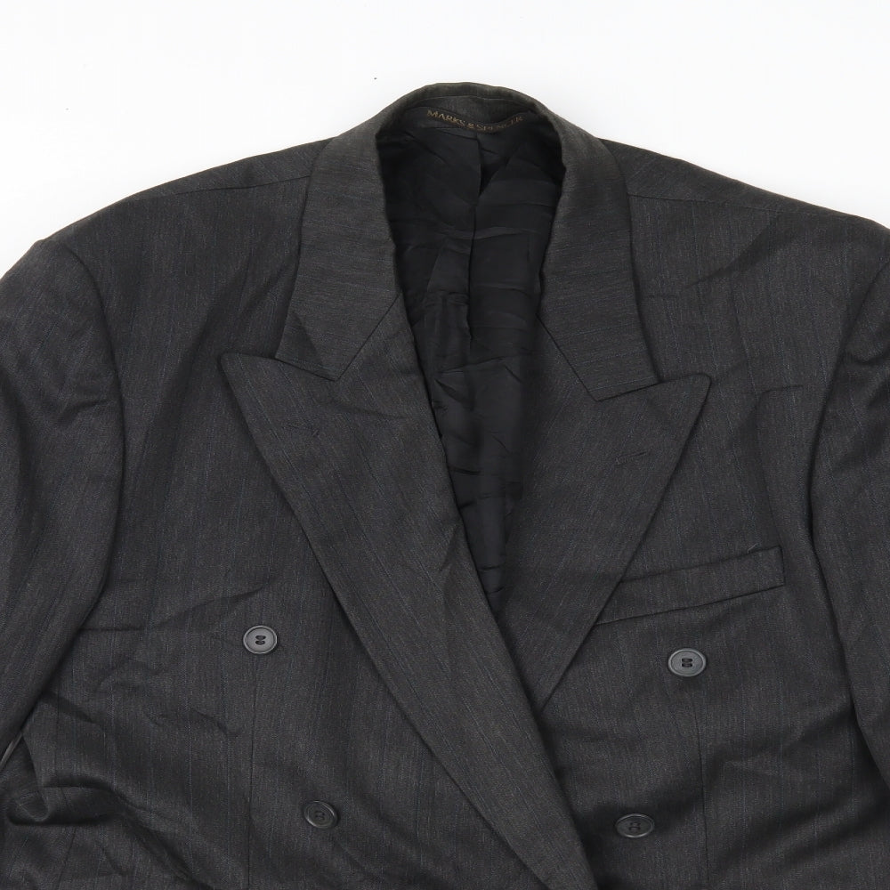 Marks and Spencer Mens Grey   Jacket Suit Jacket Size 42