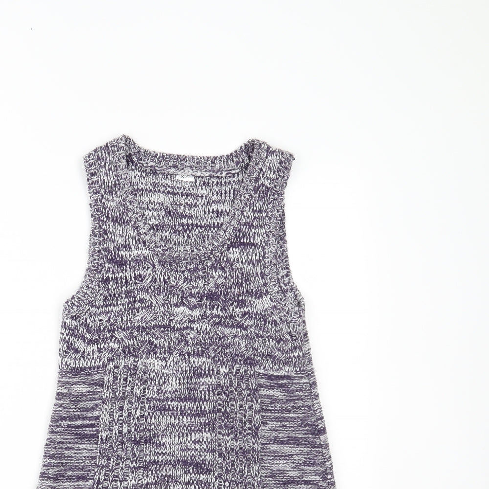 Preworn Womens Purple   Vest Jumper Size XS