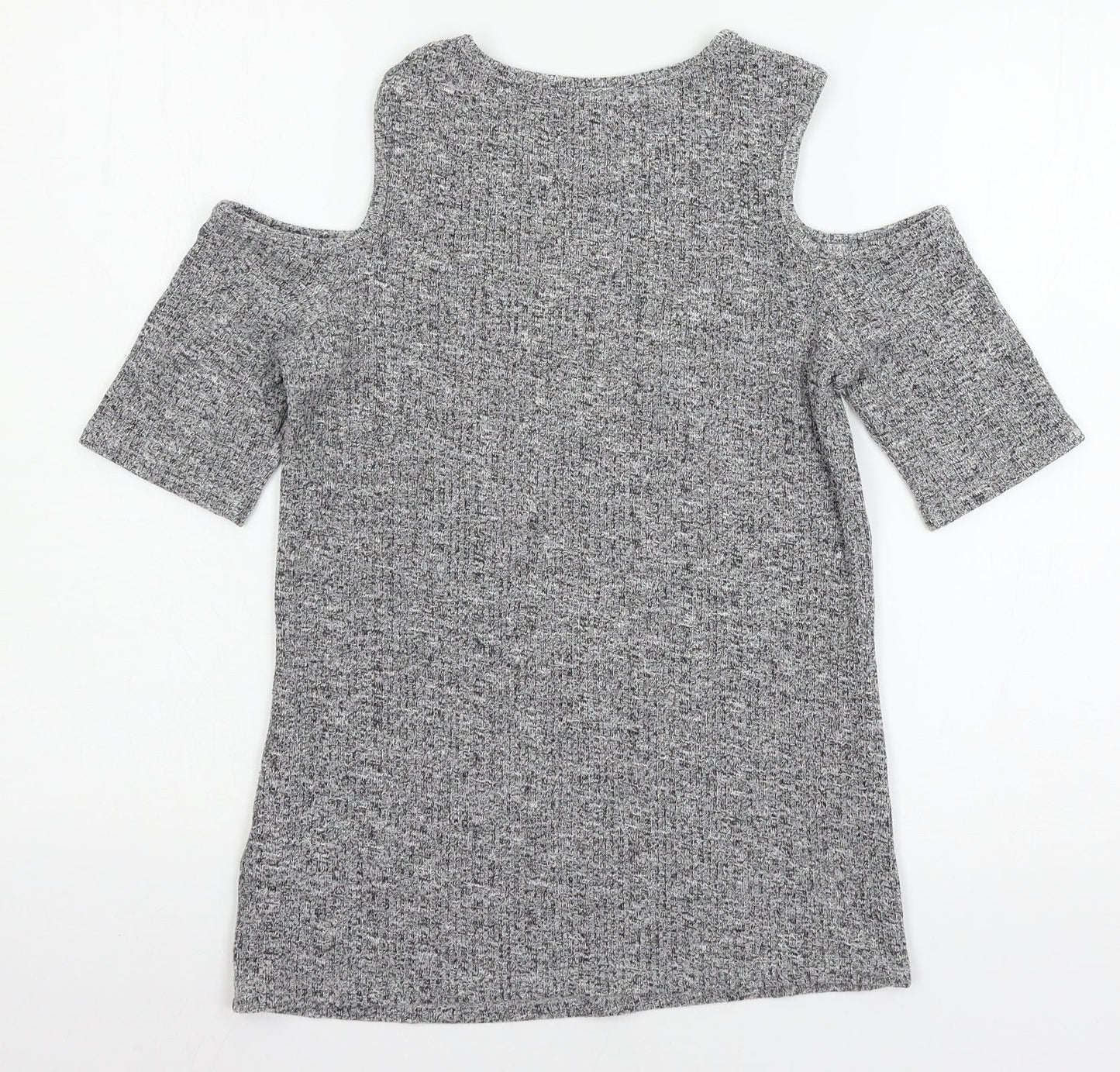 MArks Womens Grey  Jersey Basic T-Shirt Size 10