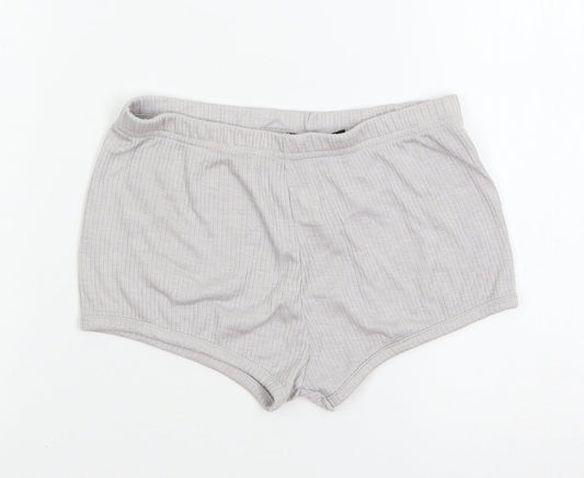 Missguid Womens Grey Solid Jersey Cami Pyjama Pants Size 8