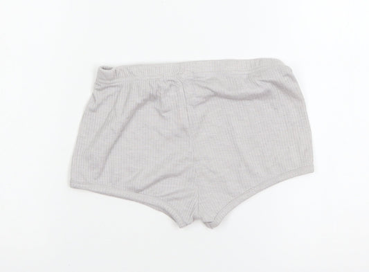 Missguid Womens Grey Solid Jersey Cami Pyjama Pants Size 8