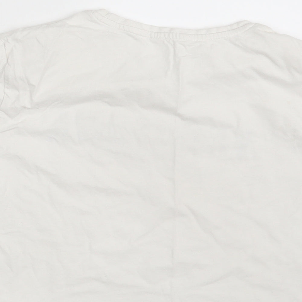 Matalan Girls White   Basic T-Shirt Size 12 Years