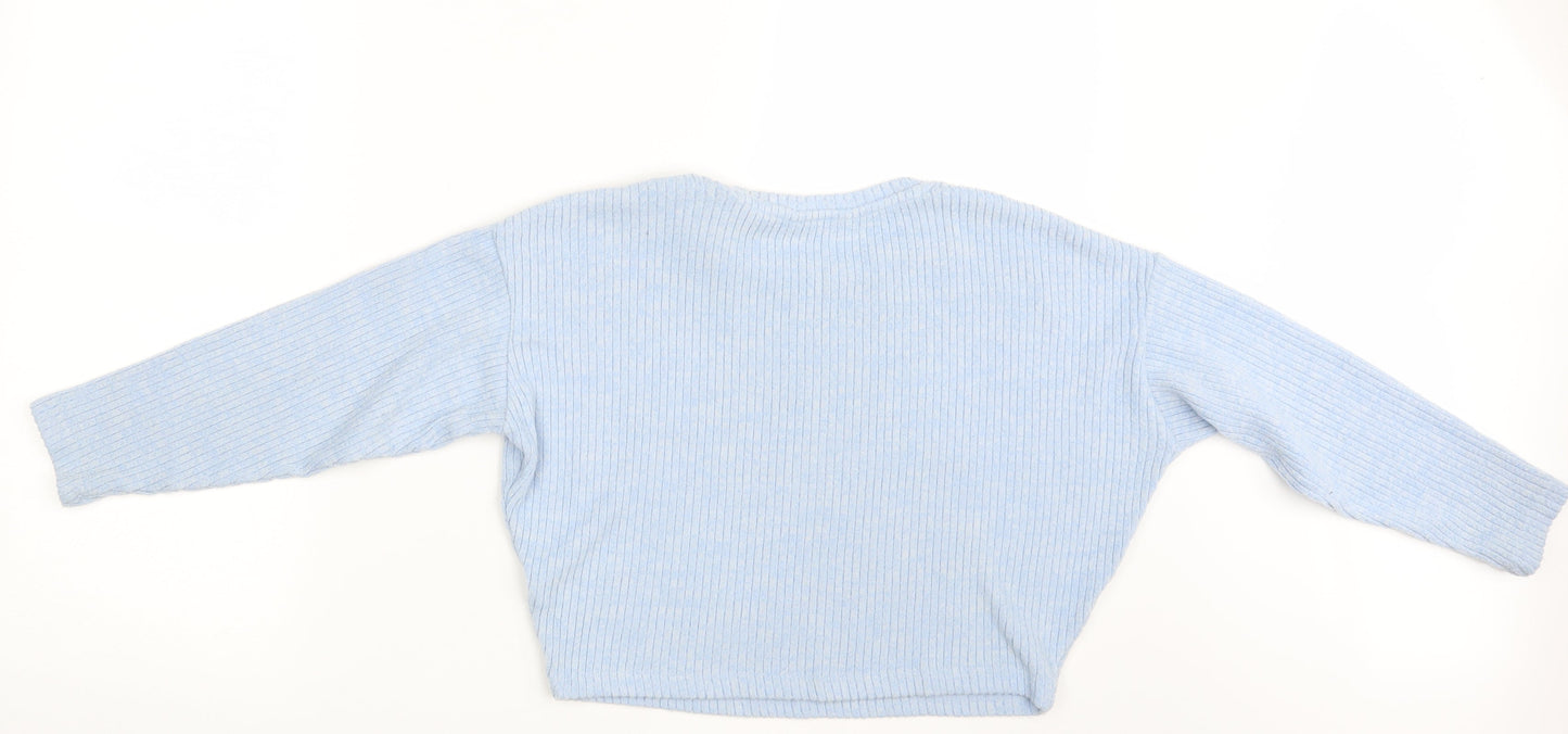 H&M Girls Blue   Pullover Jumper Size 10-11 Years