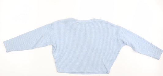 H&M Girls Blue   Pullover Jumper Size 10-11 Years