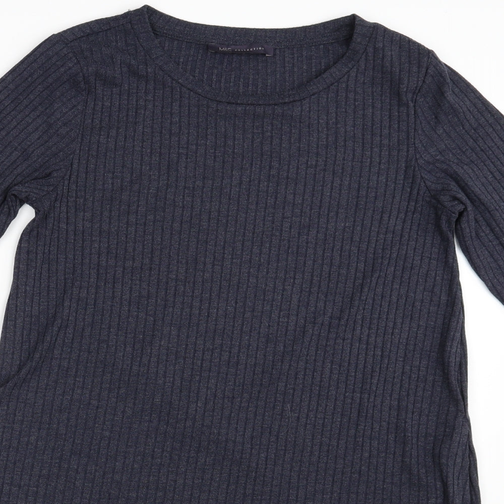 M&S Womens Blue   Pullover Jumper Size 12