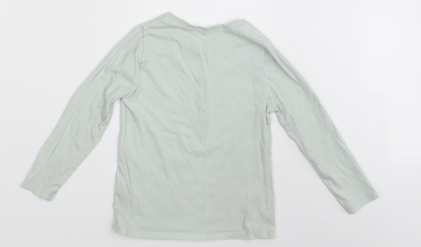 George Girls Blue   Basic T-Shirt Size 4-5 Years  - Take me to the Moon