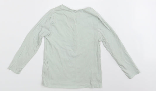 George Girls Blue   Basic T-Shirt Size 4-5 Years  - Take me to the Moon