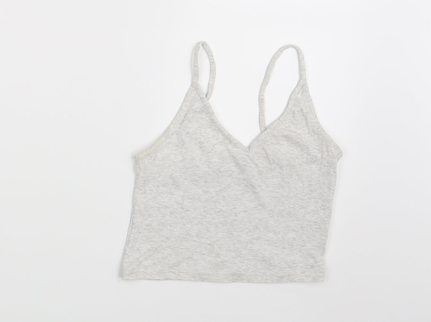 New Look Womens Grey   Camisole Tank Size 10