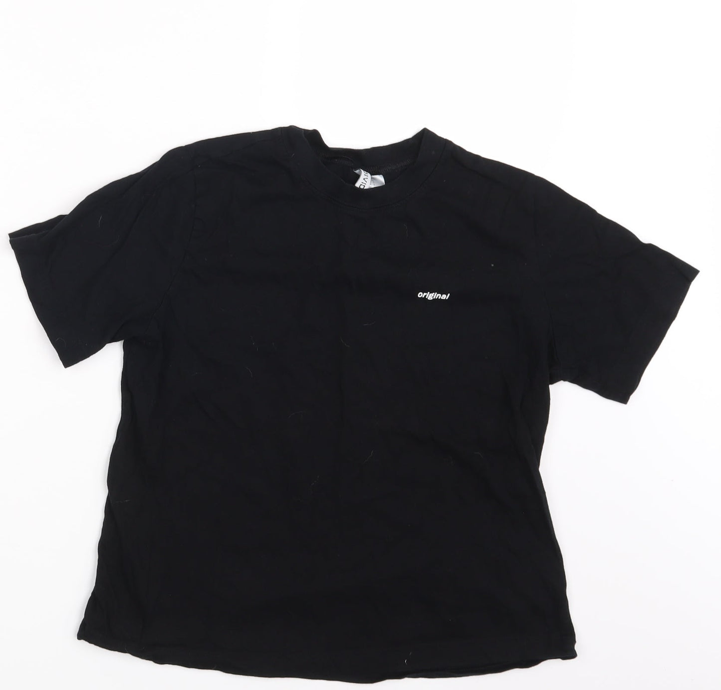 H&M Womens Black   Basic T-Shirt Size S  - Original