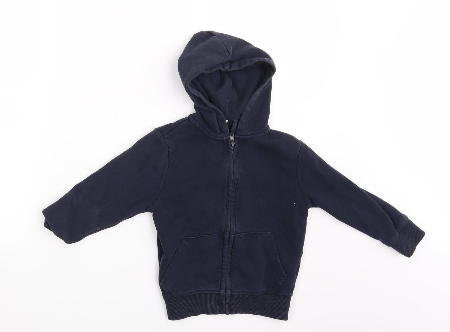 TU Boys Blue   Full Zip Hoodie Size 4 Years
