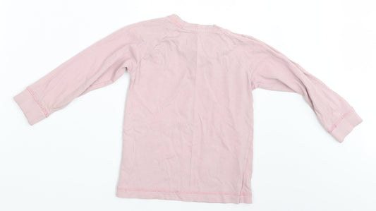 Matalan Girls Pink   Pullover Sweatshirt Size 4-5 Years