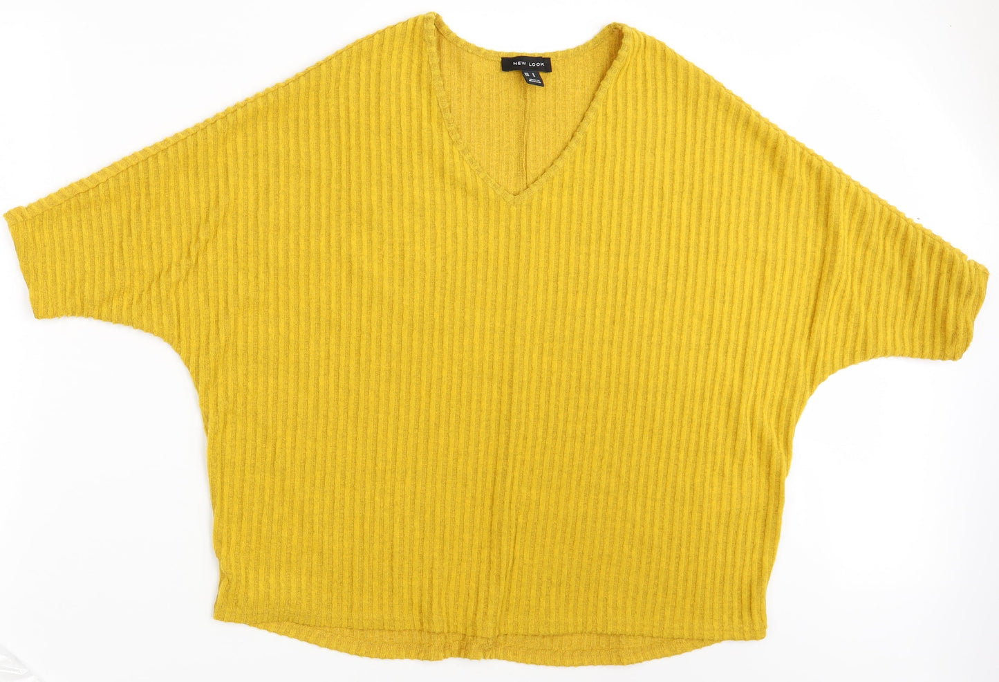 New Look Womens Yellow   Pullover Jumper Size S