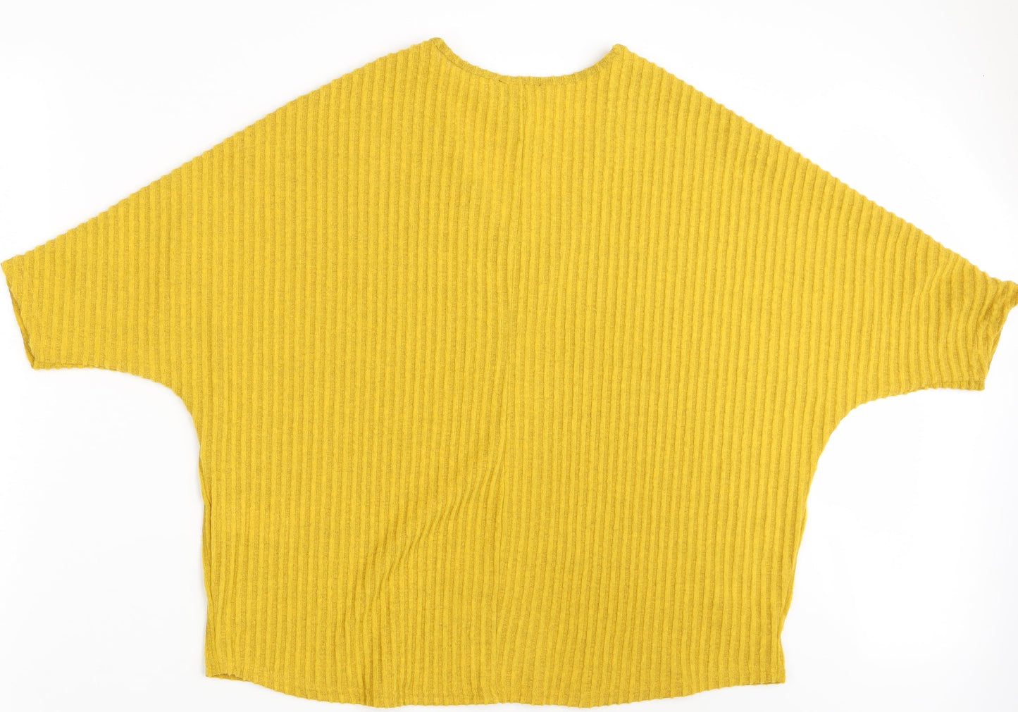New Look Womens Yellow   Pullover Jumper Size S
