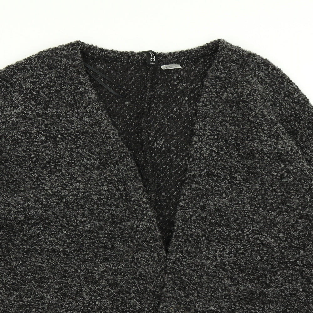 Divided Womens Grey  Knit Cardigan Jumper Size M