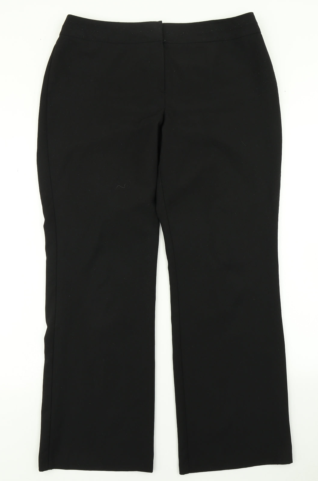 BHS Womens Black   Dress Pants Trousers Size 14 L28 in