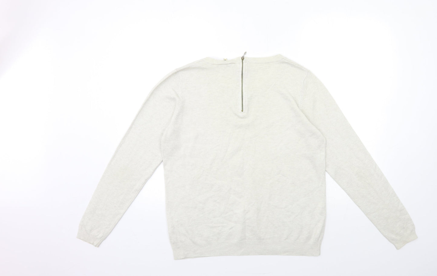 Papaya Womens Grey  Rayon Pullover Jumper Size 14