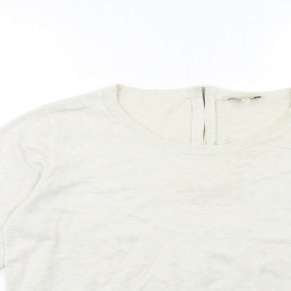 Papaya Womens Grey  Rayon Pullover Jumper Size 14