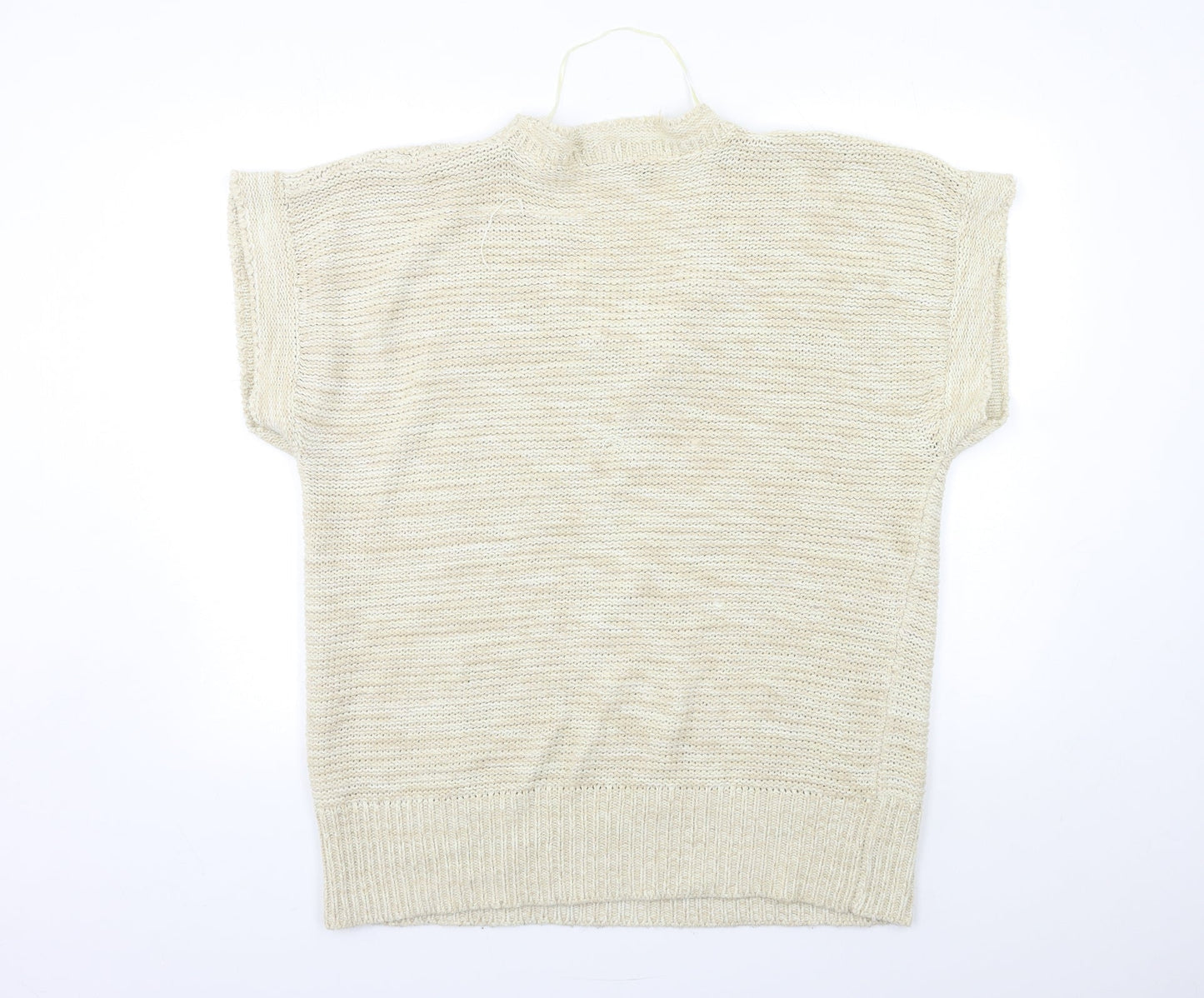 Evans Womens Beige  Knit Pullover Jumper Size 14