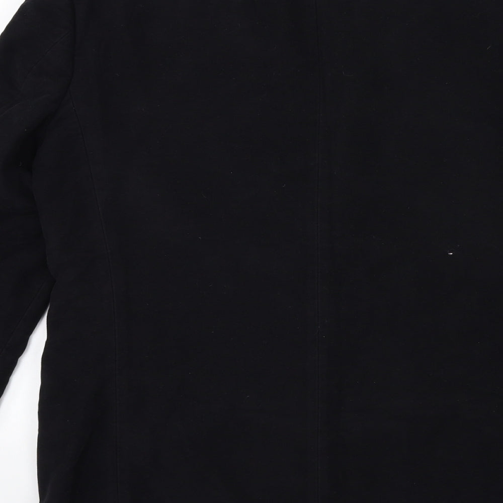 David Moss Mens Black   Jacket Suit Jacket Size 42