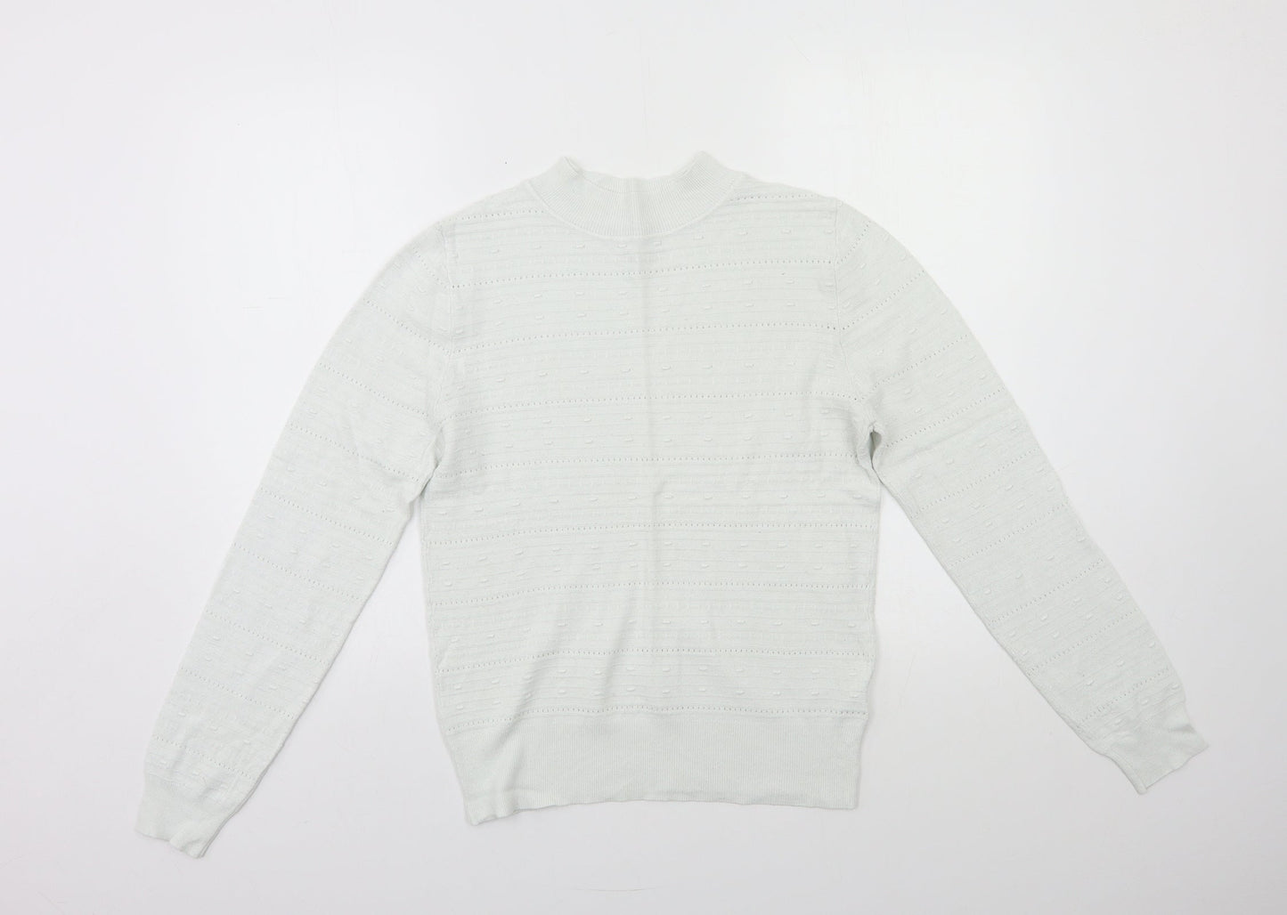 NXT Womens White  Knit Pullover Jumper Size 12