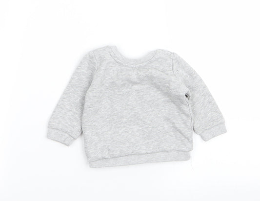 Matalan Boys Grey   Pullover Jumper Size 0-3 Months