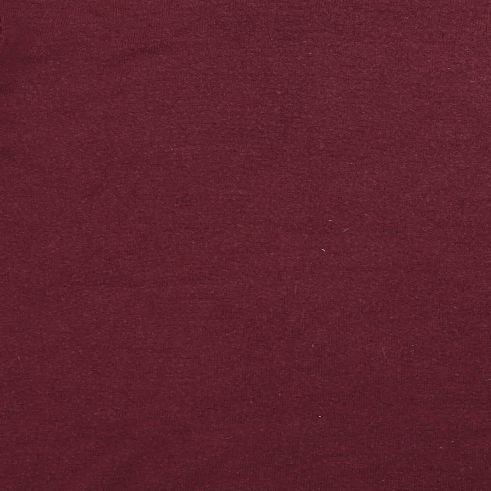 M&S Womens Red   Pullover Jumper Size 14