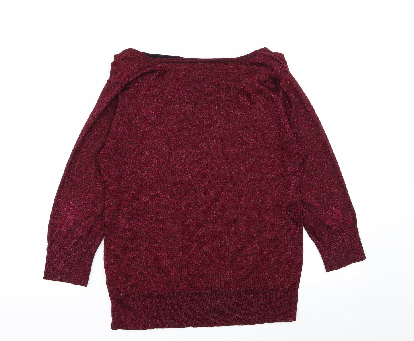 M&Co Womens Purple   Pullover Jumper Size 14