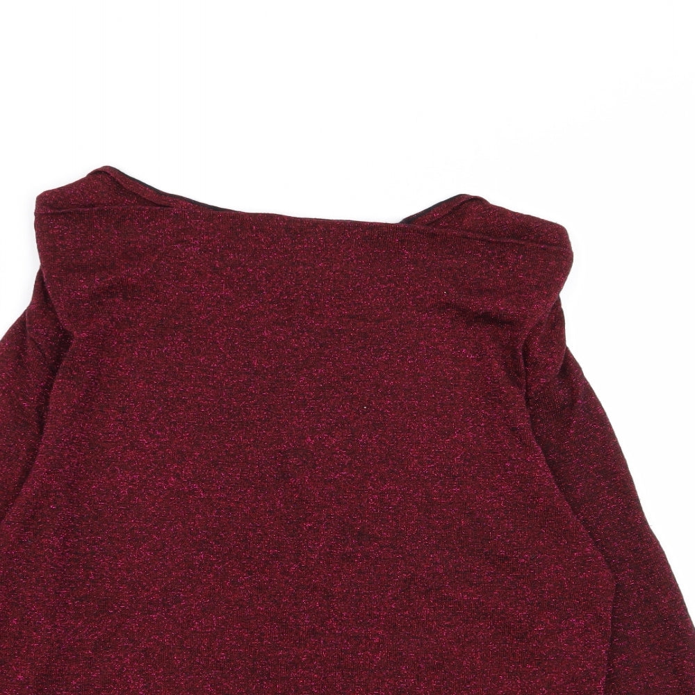 M&Co Womens Purple   Pullover Jumper Size 14