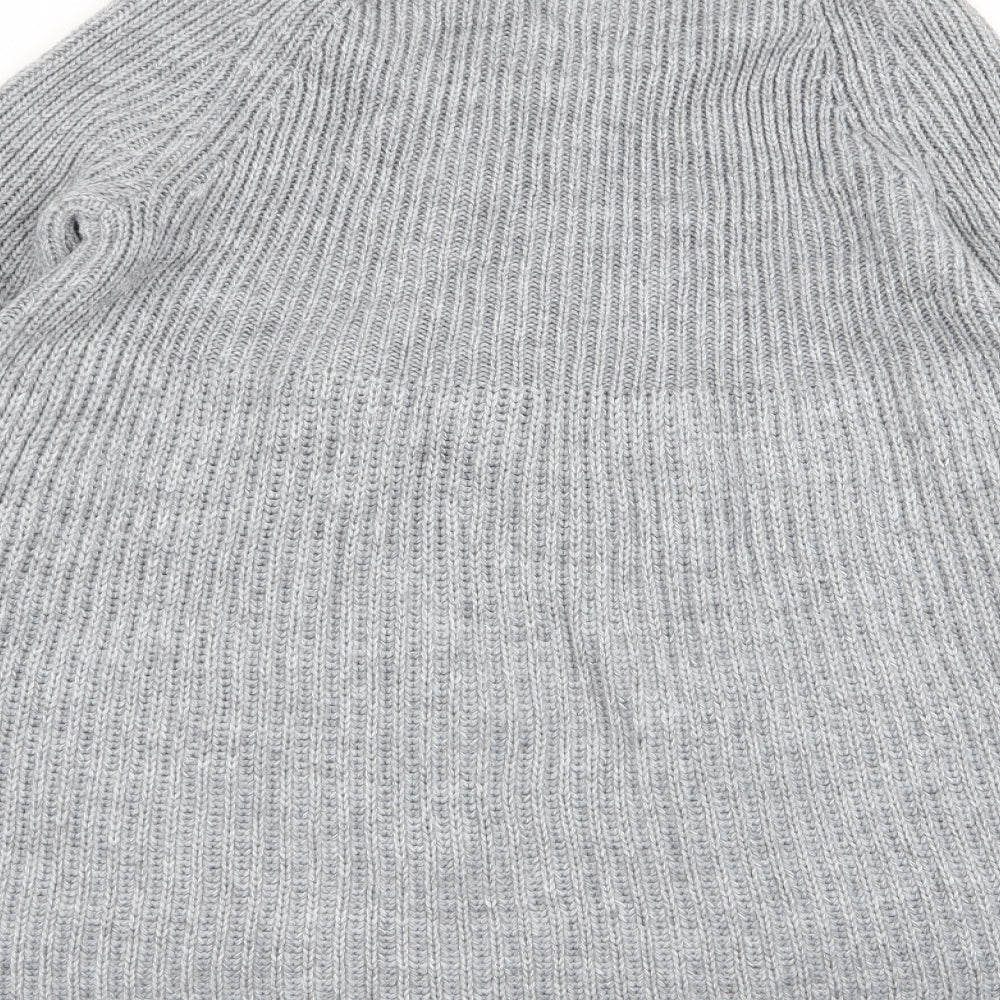 BM Womens Grey   Cardigan Jumper Size M