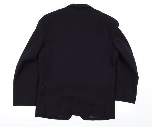 john hutton Mens Blue   Jacket Blazer Size 42