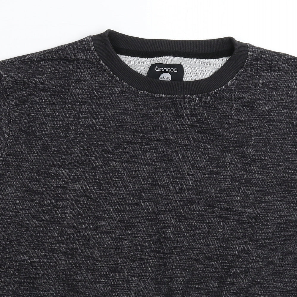 Boohoo Mens Blue   Pullover Sweatshirt Size S
