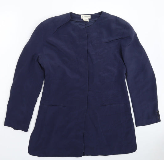 Susan Woolfe Womens Blue   Jacket Blazer Size 12