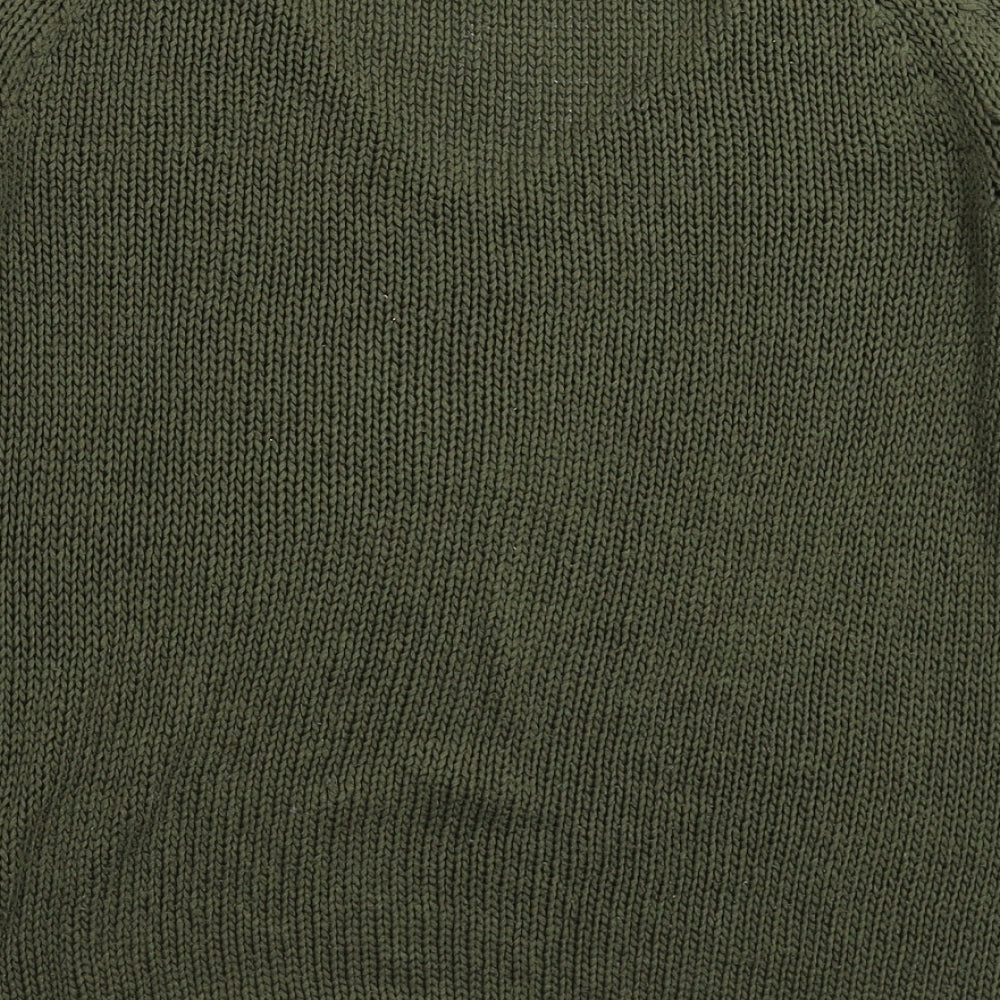 H&M Womens Green  Knit Pullover Jumper Size S