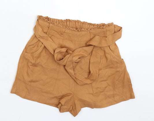 Primark Womens Beige   Hot Pants Shorts Size 4