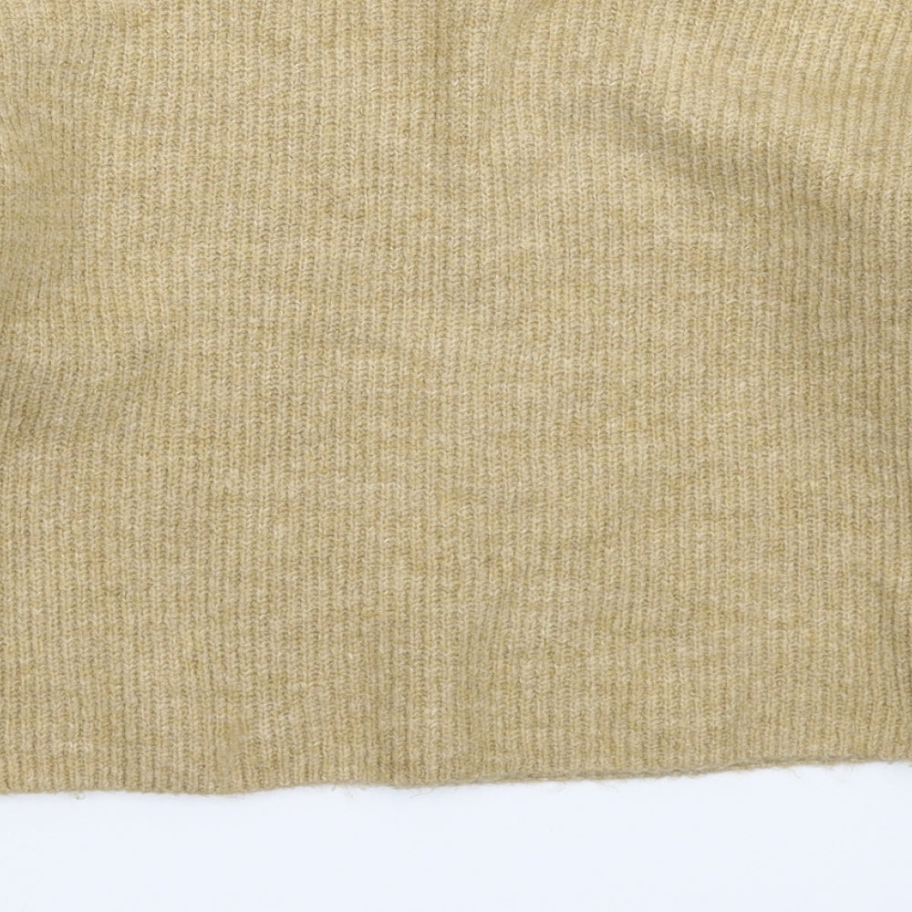 H&M Girls Beige  Knit Pullover Jumper Size 9-10 Years