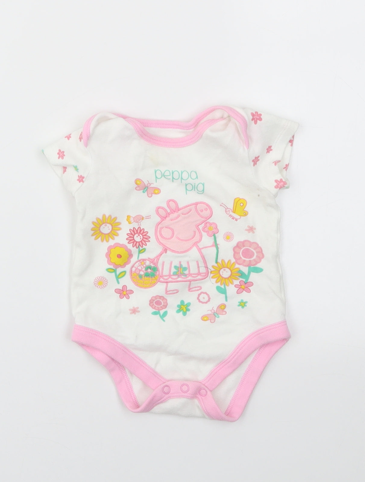 MY FIRST Baby White   Catsuit One-Piece Size 6-9 Months