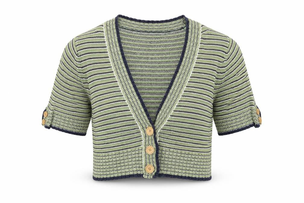 VERO MODA Womens Green   Cardigan Jumper Size L