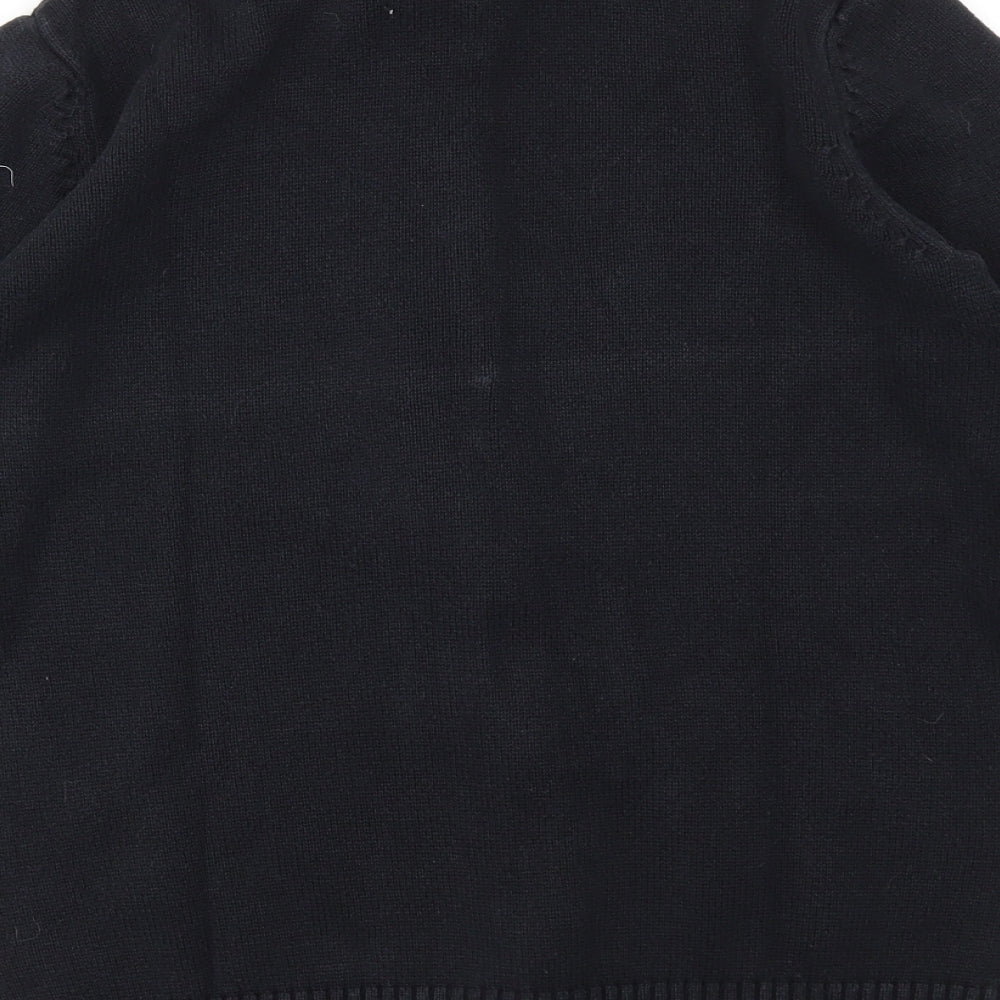Preworn Mens Black   Full Zip Sweatshirt Size L